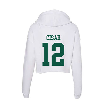 Northern Michigan - NCAA Men's Ice Hockey : Peter Cisar - Women's Crop Fleece Hoodie-1