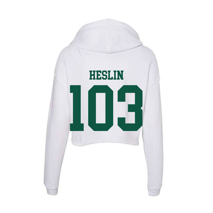 Northern Michigan - NCAA Women's Wrestling : Emma Heslin - Women's Crop Fleece Hoodie-1