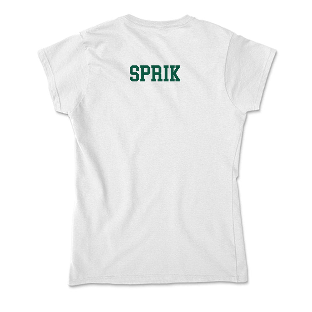Northern Michigan - NCAA Women's Track & Field : Jordan Sprik - Soft Style Women’s T-Shirt-1