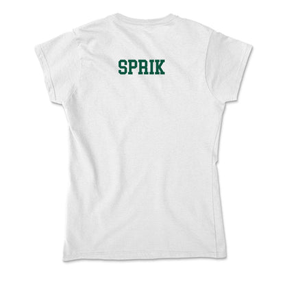 Northern Michigan - NCAA Women's Track & Field : Jordan Sprik - Soft Style Women’s T-Shirt-1