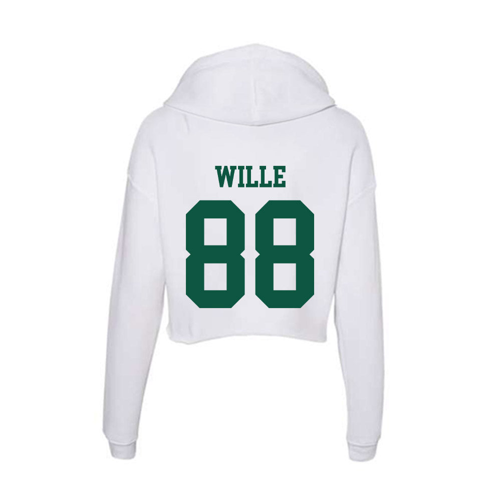 Northern Michigan - NCAA Women's Soccer : Cecilia Wille - Women's Crop Fleece Hoodie-1