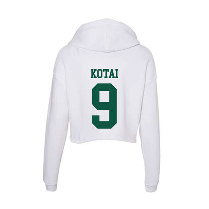 Northern Michigan - NCAA Men's Ice Hockey : Reilley Kotai - Women's Crop Fleece Hoodie-1