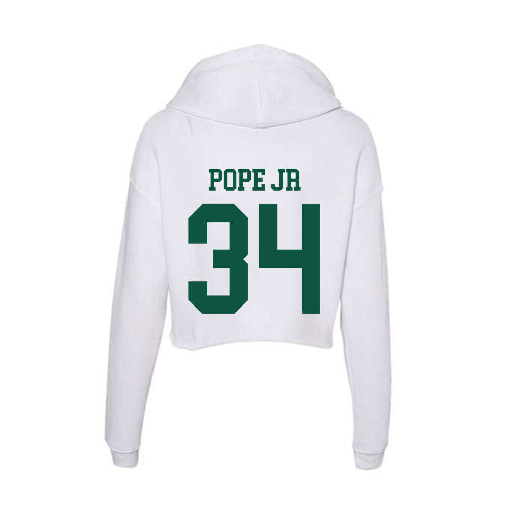 Northern Michigan - NCAA Football : Maurice Pope jr - Women's Crop Fleece Hoodie-1