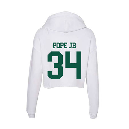 Northern Michigan - NCAA Football : Maurice Pope jr - Women's Crop Fleece Hoodie-1