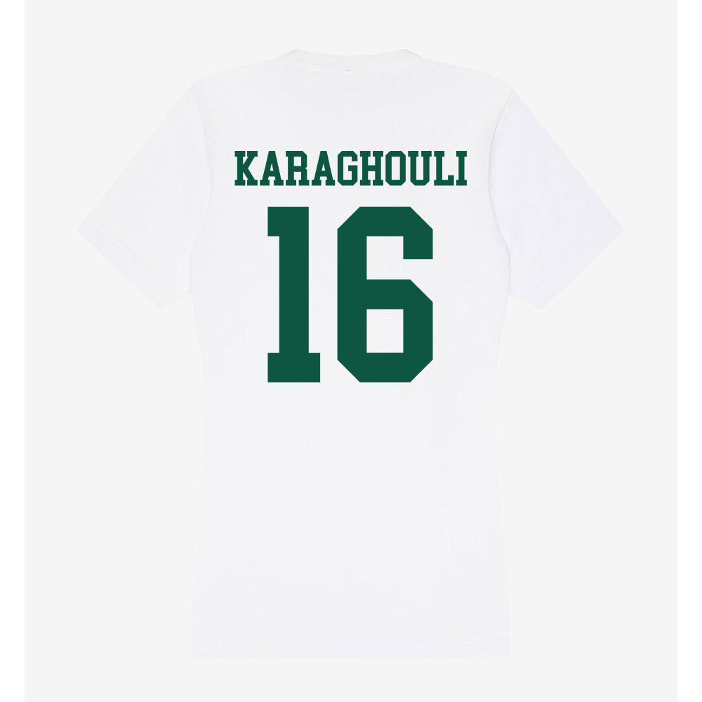 Northern Michigan - NCAA Women's Lacrosse : Channing Karaghouli - Women's V-Neck T-Shirt-1