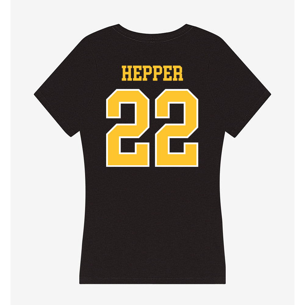 PLU - NCAA Men's Basketball : Mack Hepper - Women's V-Neck T-Shirt-1
