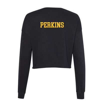 PLU - NCAA Women's Swimming & Diving : Hannah Perkins - Women's Cropped Crew Fleece-1