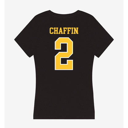 PLU - NCAA Football : Darius Chaffin - Women's V-Neck T-Shirt-1