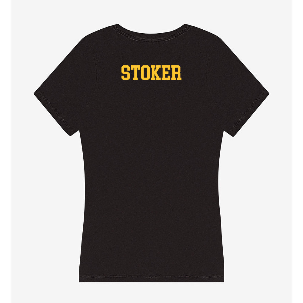 PLU - NCAA Men's Swimming & Diving : Logan Stoker - Women's V-Neck T-Shirt-1