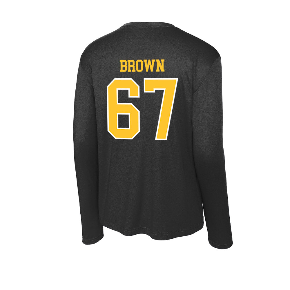 PLU - NCAA Football : Jacob Brown - Activewear Long Sleeve T-Shirt-1