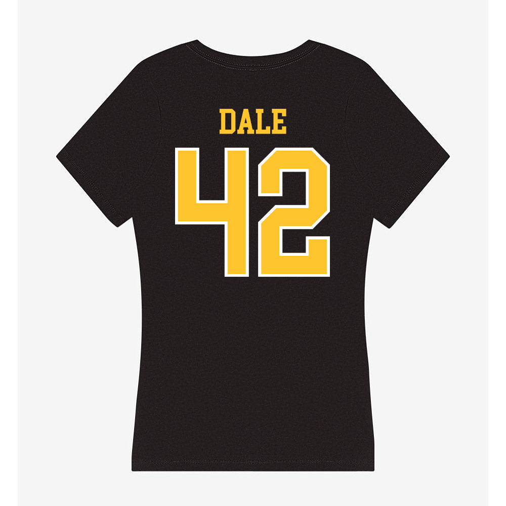 PLU - NCAA Softball : Reagan Dale - Women's V-Neck T-Shirt-1