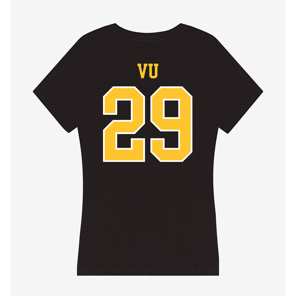 PLU - NCAA Men's Soccer : Ryan Vu - Women's V-Neck T-Shirt-1