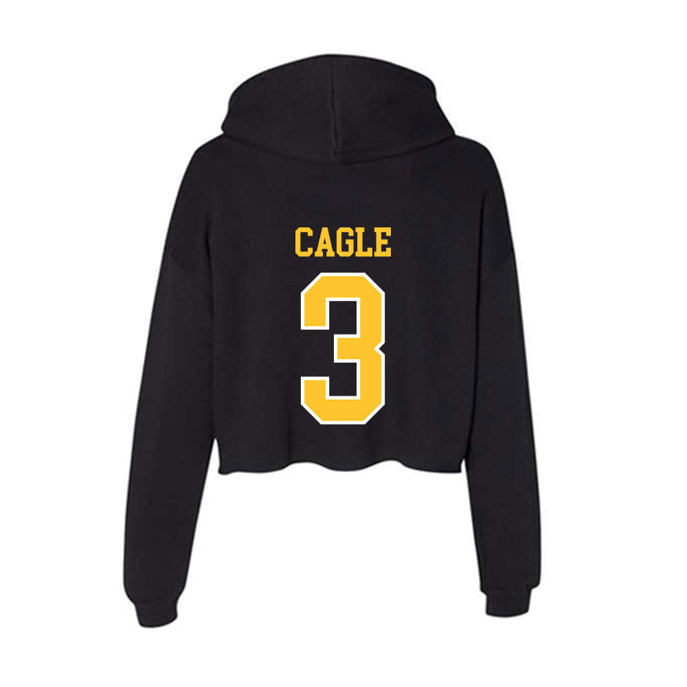 PLU - NCAA Softball : Jaimee Cagle - Women's Crop Fleece Hoodie-1