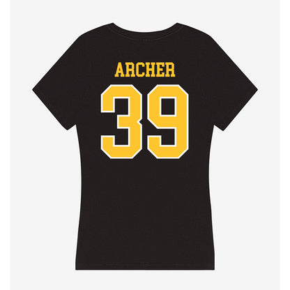 PLU - NCAA Women's Soccer : Kyleigh Archer - Women's V-Neck T-Shirt-1