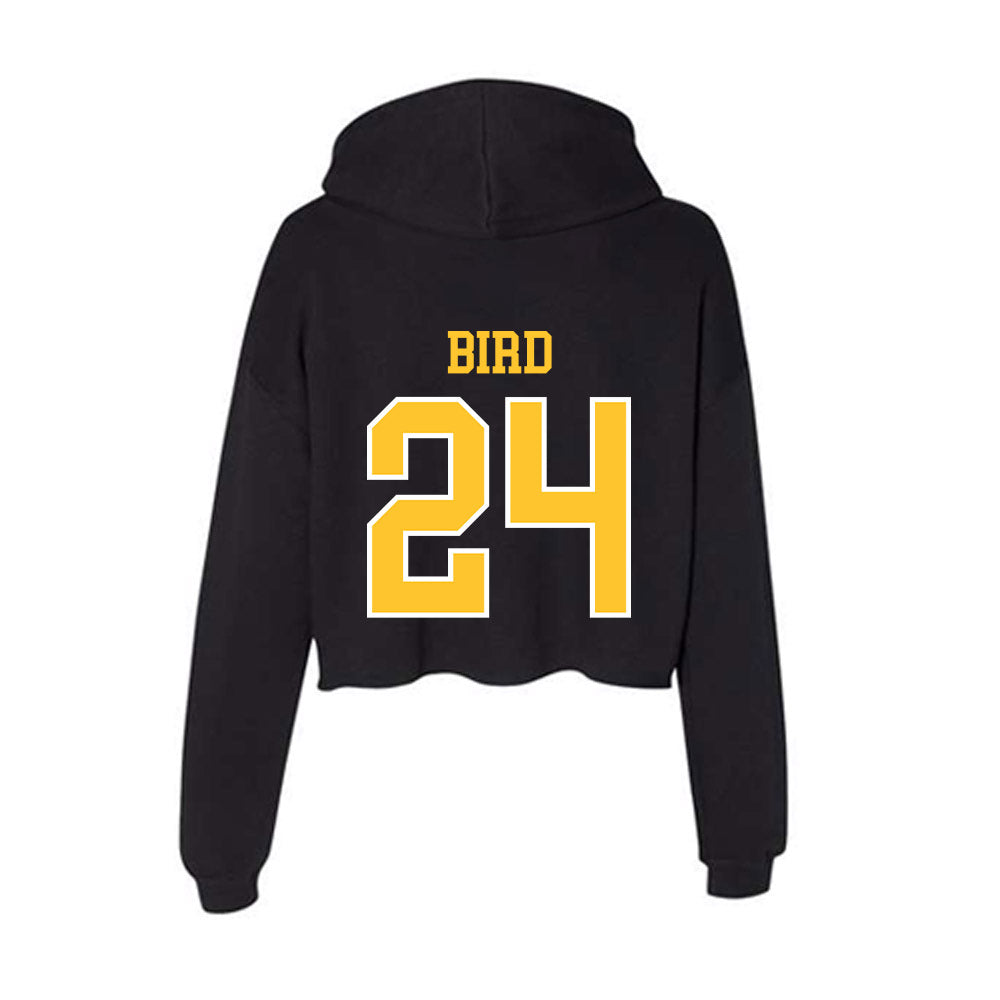 PLU - NCAA Football : Garrett Bird - Women's Crop Fleece Hoodie-1