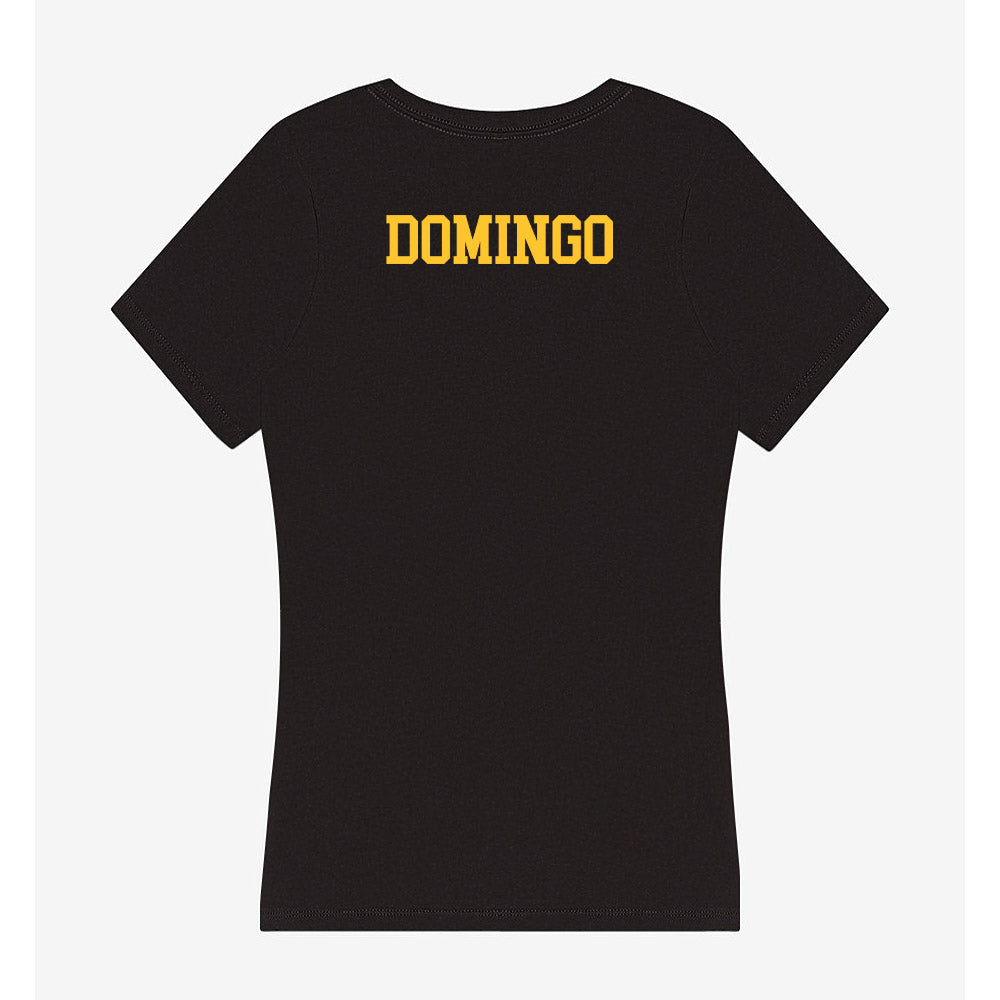 PLU - NCAA Men's Swimming & Diving : Vyron Domingo - Women's V-Neck T-Shirt-1