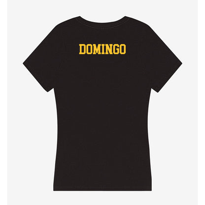 PLU - NCAA Men's Swimming & Diving : Vyron Domingo - Women's V-Neck T-Shirt-1