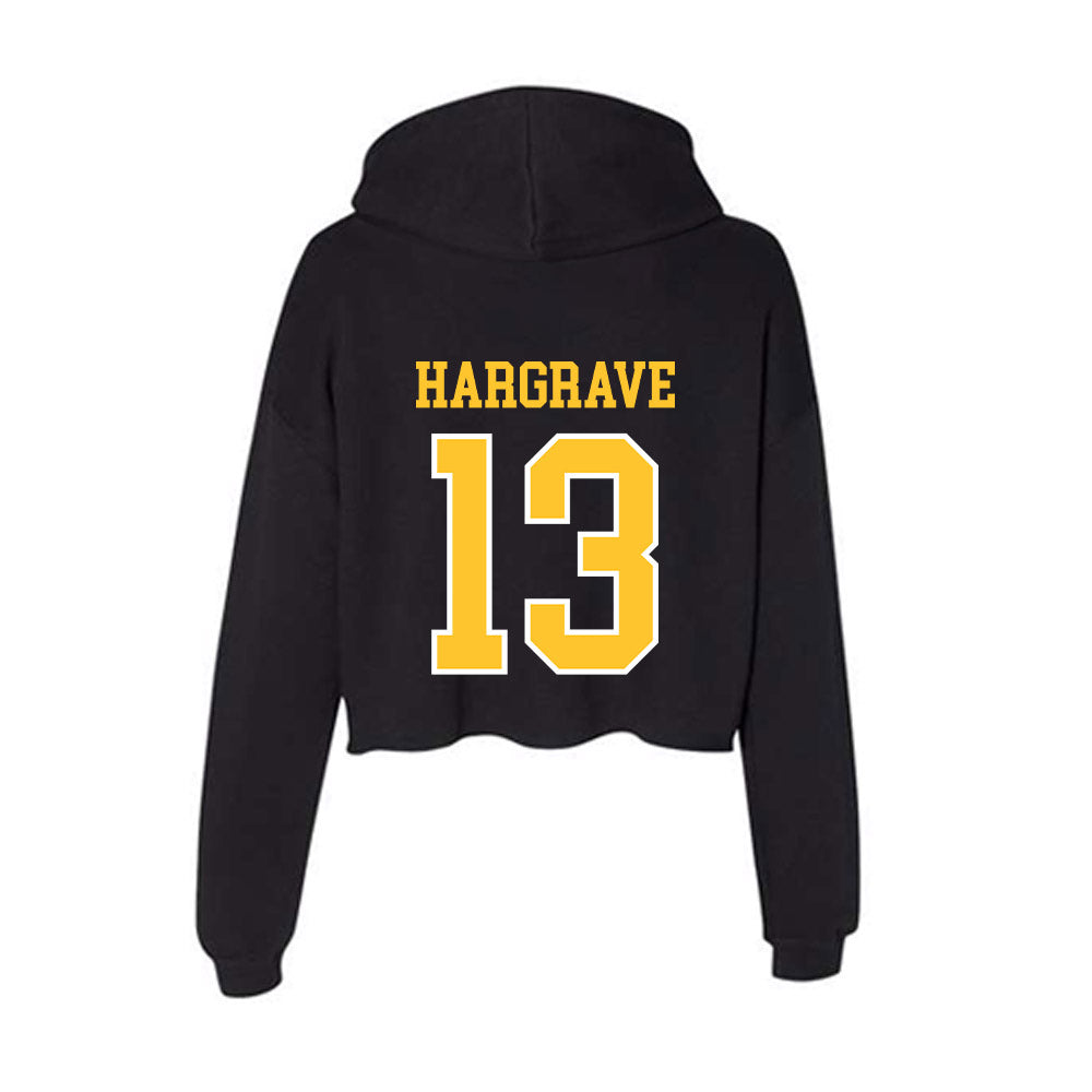 PLU - NCAA Softball : Mila Hargrave - Women's Crop Fleece Hoodie-1