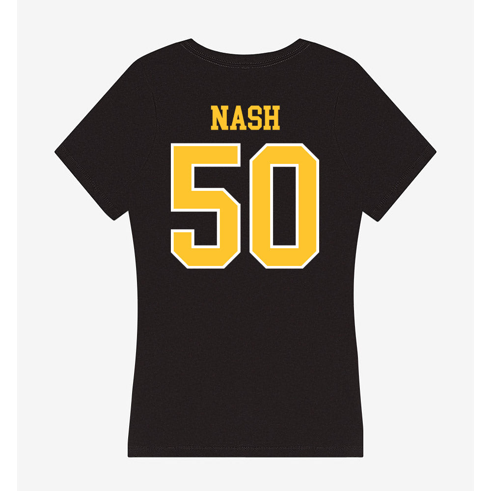 PLU - NCAA Football : Devon Nash - Women's V-Neck T-Shirt-1