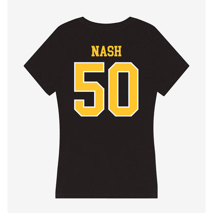 PLU - NCAA Football : Devon Nash - Women's V-Neck T-Shirt-1