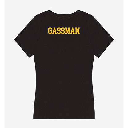 PLU - NCAA Women's Swimming & Diving : Emma Gassman - Women's V-Neck T-Shirt-1