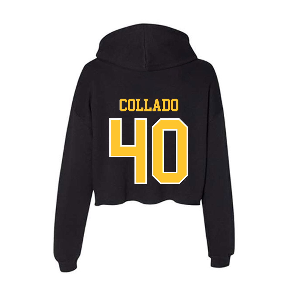 PLU - NCAA Softball : Kaya Collado - Women's Crop Fleece Hoodie-1