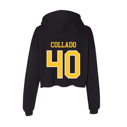PLU - NCAA Softball : Kaya Collado - Women's Crop Fleece Hoodie-1