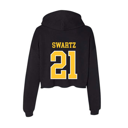 PLU - NCAA Baseball : Kamryn Swartz - Women's Crop Fleece Hoodie-1