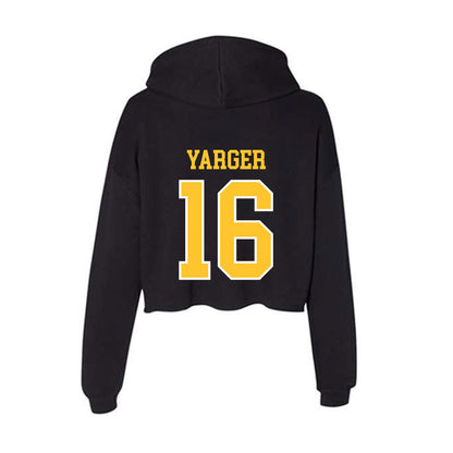 PLU - NCAA Football : Tyler Yarger - Women's Crop Fleece Hoodie-1