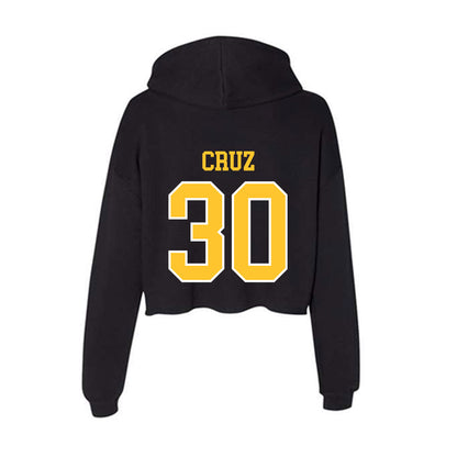 PLU - NCAA Baseball : Weston Cruz - Women's Crop Fleece Hoodie-1