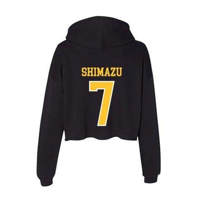 PLU - NCAA Men's Soccer : Yuta Shimazu - Women's Crop Fleece Hoodie-1