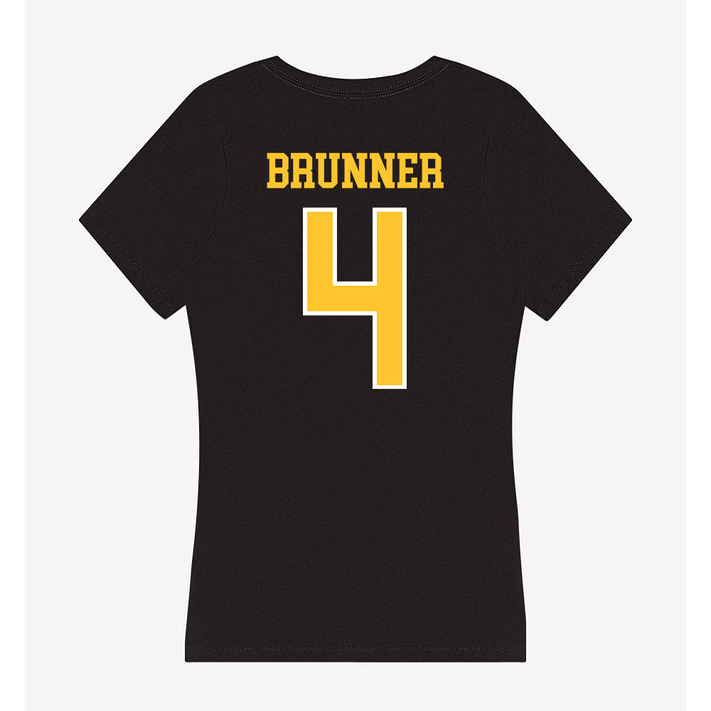 PLU - NCAA Men's Soccer : Ty Brunner - Women's V-Neck T-Shirt-1