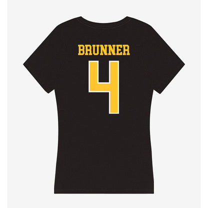 PLU - NCAA Men's Soccer : Ty Brunner - Women's V-Neck T-Shirt-1