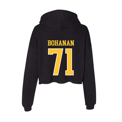 PLU - NCAA Football : Ryan Bohanan - Women's Crop Fleece Hoodie-1