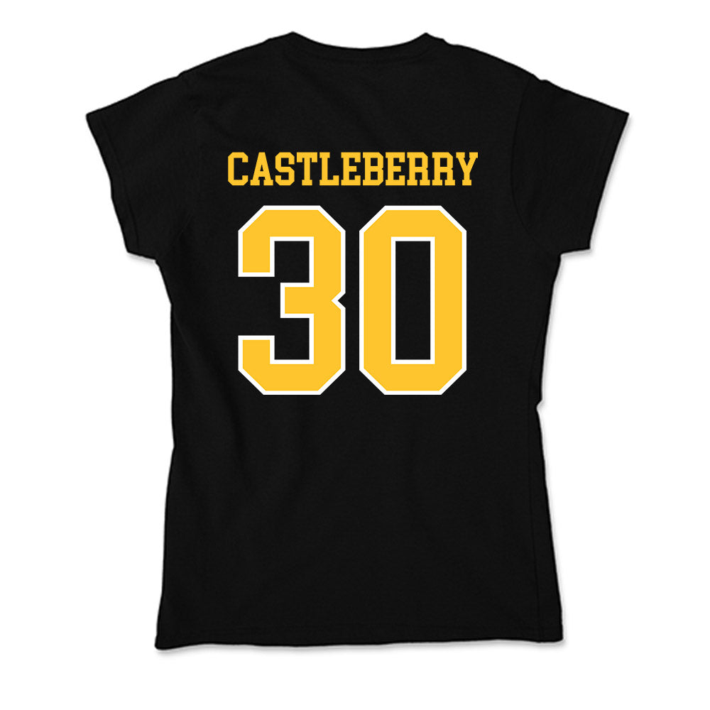 PLU - NCAA Football : David Castleberry - Soft Style Women’s T-Shirt-1