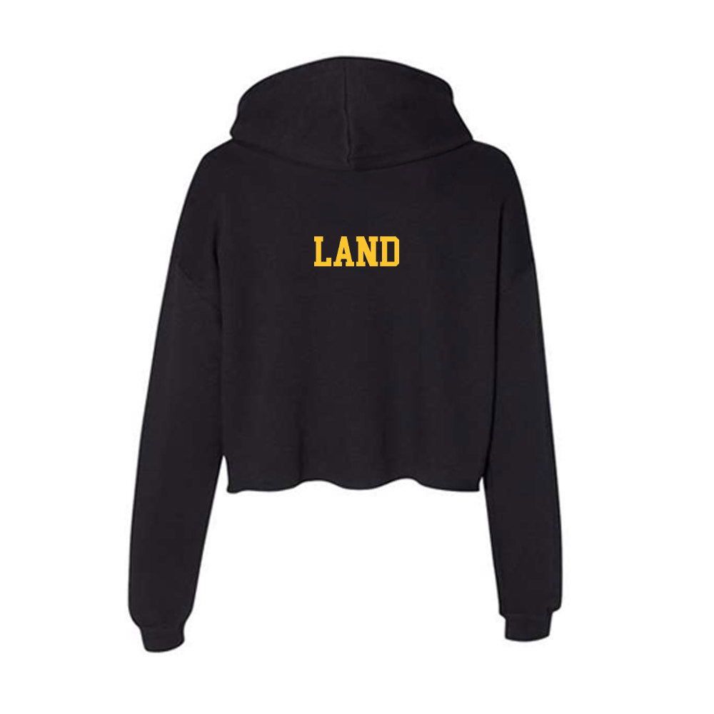 PLU - NCAA Women's Rowing : Ember-Lynn Land - Women's Crop Fleece Hoodie-1