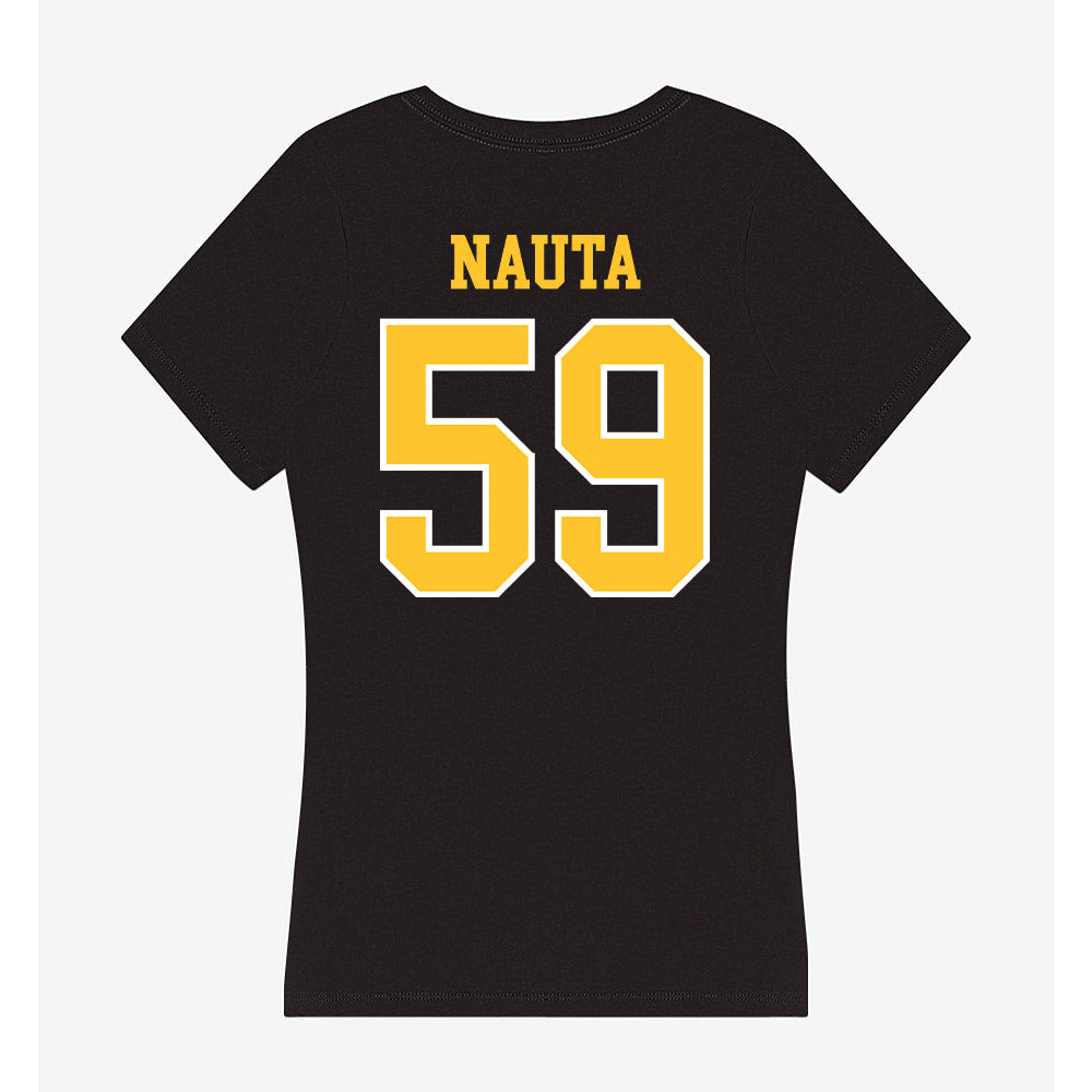 PLU - NCAA Football : Connor Nauta - Women's V-Neck T-Shirt-1