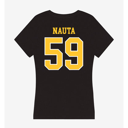 PLU - NCAA Football : Connor Nauta - Women's V-Neck T-Shirt-1