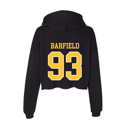 PLU - NCAA Football : Benjamin Barfield - Women's Crop Fleece Hoodie-1