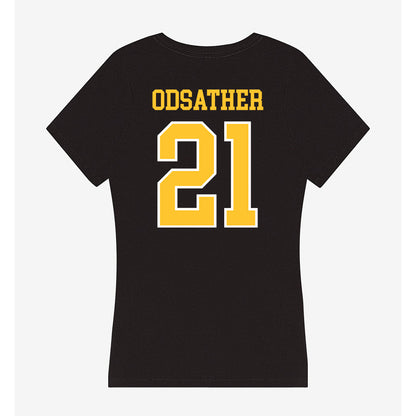 PLU - NCAA Men's Basketball : Dane Odsather - Women's V-Neck T-Shirt-1
