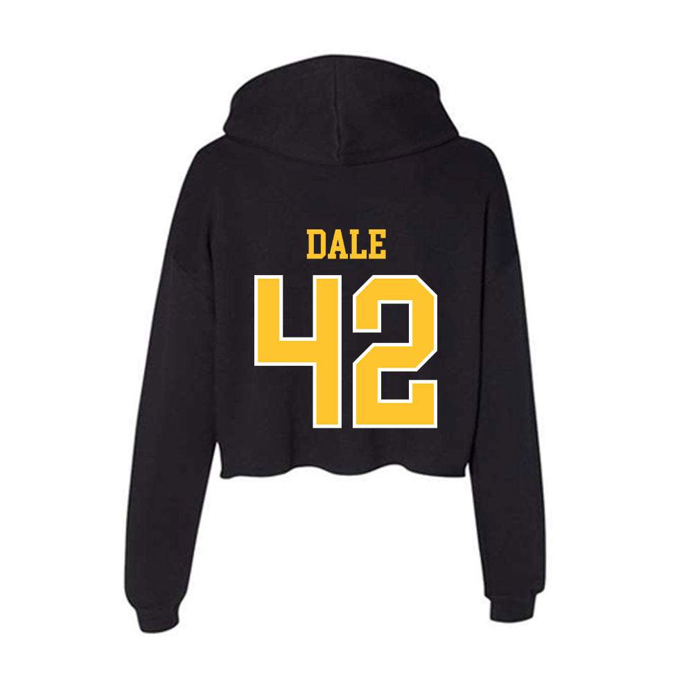 PLU - NCAA Softball : Reagan Dale - Women's Crop Fleece Hoodie-1