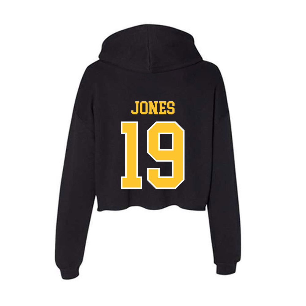 PLU - NCAA Women's Lacrosse : Holland Jones - Women's Crop Fleece Hoodie-1