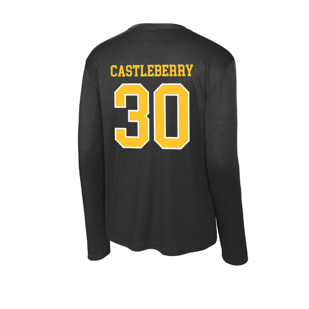 PLU - NCAA Football : David Castleberry - Activewear Long Sleeve T-Shirt-1