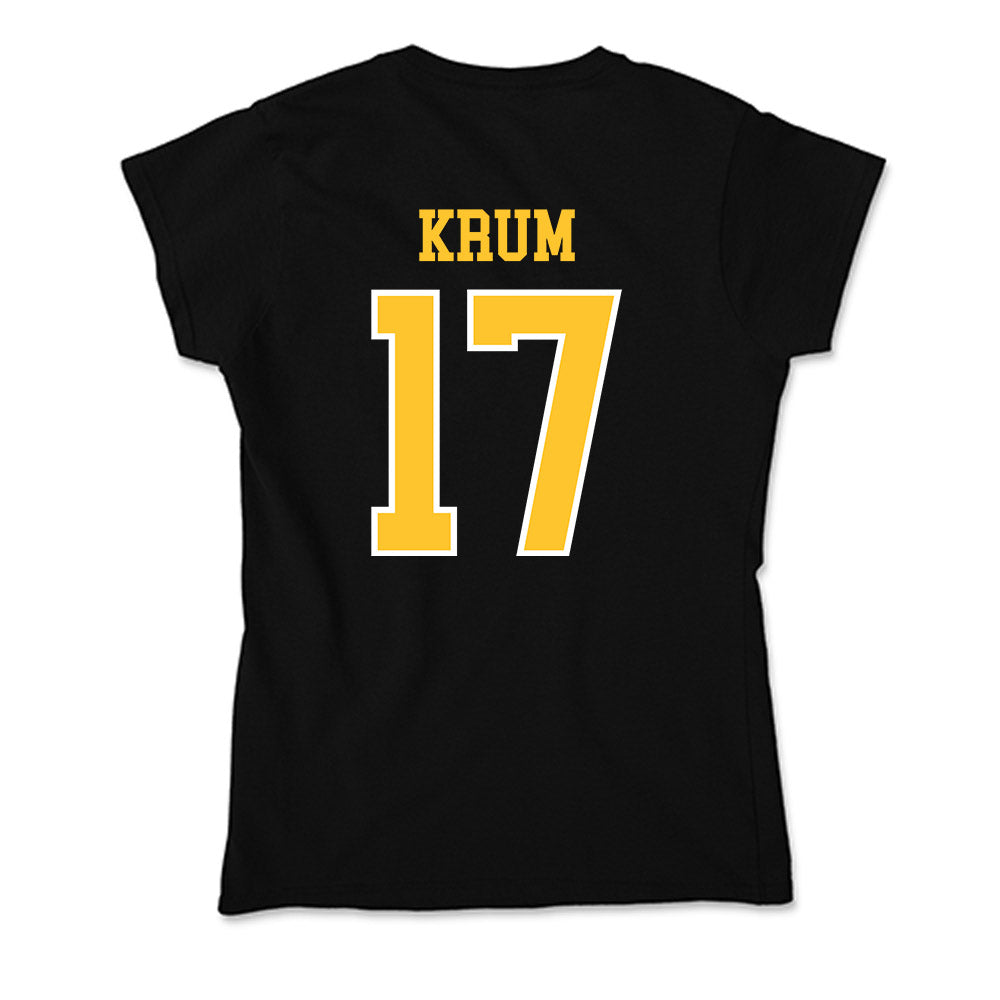 PLU - NCAA Men's Soccer : Logan Krum - Soft Style Women’s T-Shirt-1
