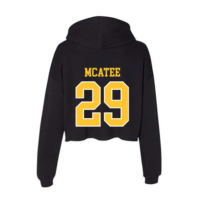 PLU - NCAA Football : Cooper McAtee - Women's Crop Fleece Hoodie-1