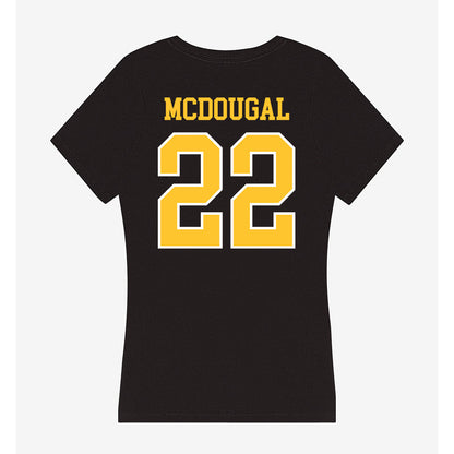 PLU - NCAA Women's Soccer : Katelyn McDougal - Women's V-Neck T-Shirt-1