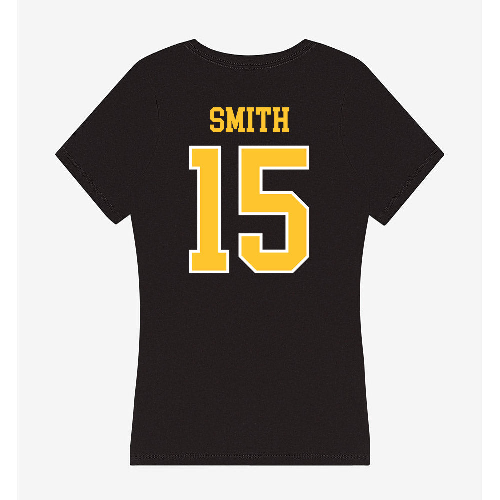 PLU - NCAA Men's Basketball : Henry Smith - Women's V-Neck T-Shirt-1