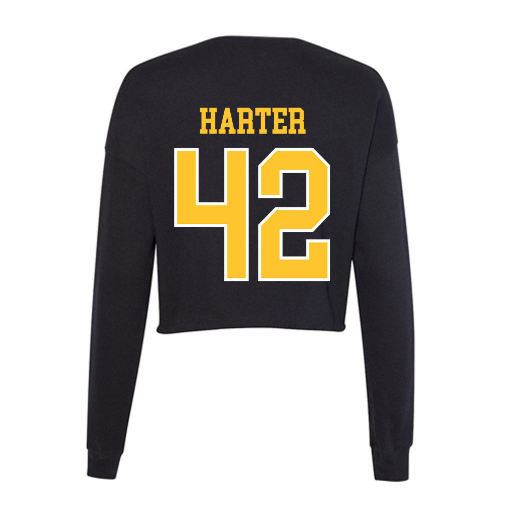 PLU - NCAA Women's Lacrosse : Mikayla Harter - Women's Cropped Crew Fleece-1