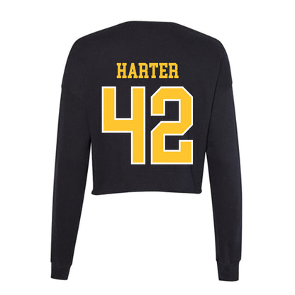 PLU - NCAA Women's Lacrosse : Mikayla Harter - Women's Cropped Crew Fleece-1