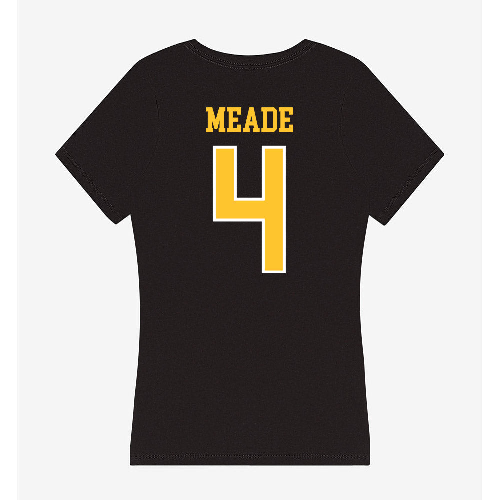 PLU - NCAA Football : Connor Meade - Women's V-Neck T-Shirt-1